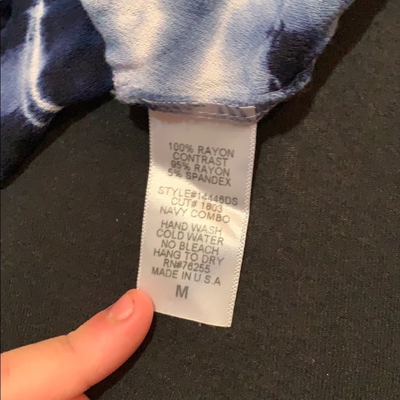 New!! Blue and white tye die dress - Picture 3 of 5